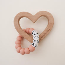 Load image into Gallery viewer, HEART PERSONALISED teether
