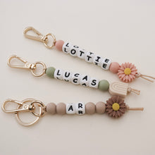 Load image into Gallery viewer, PERSONALISED NAME keyring or bag tag
