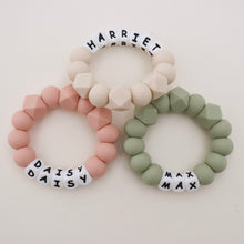 Load image into Gallery viewer, PERSONALISED NAME freezer teether
