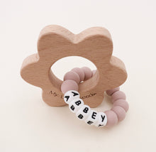 Load image into Gallery viewer, WILDFLOWER PERSONALISED teether
