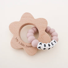 Load image into Gallery viewer, WILDFLOWER PERSONALISED teether
