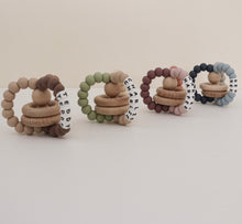 Load image into Gallery viewer, SHAKER PERSONALISED teething rattle
